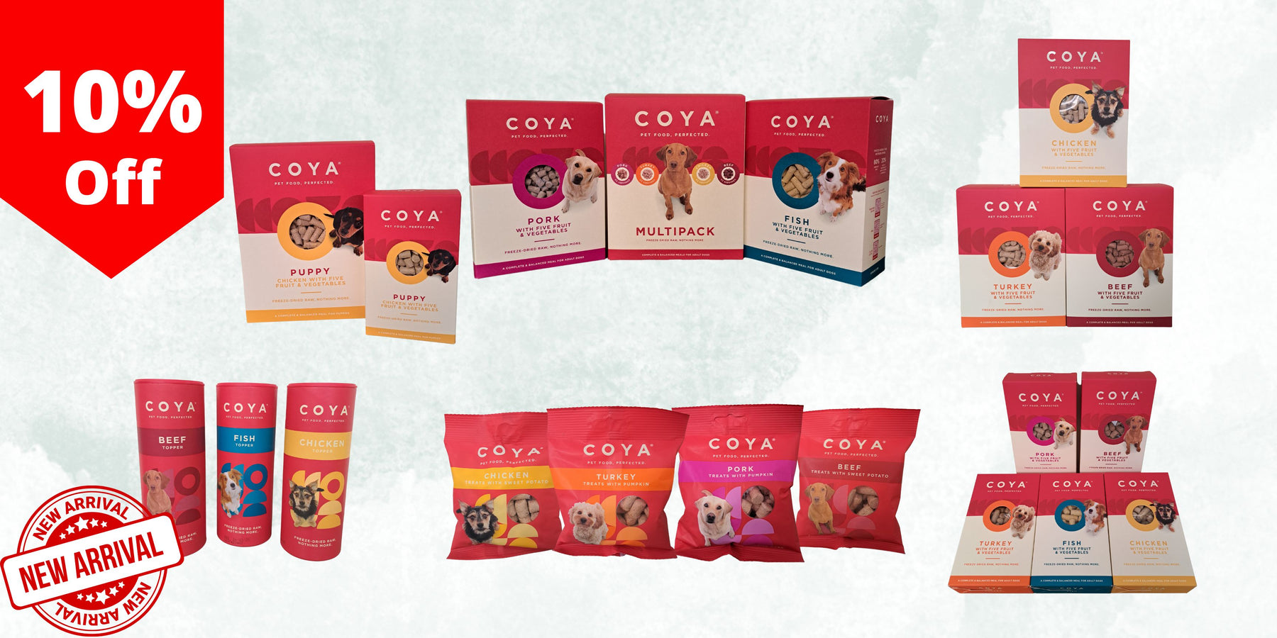 COYA - Freeze Dried Dog Food & Dog Treat Collection