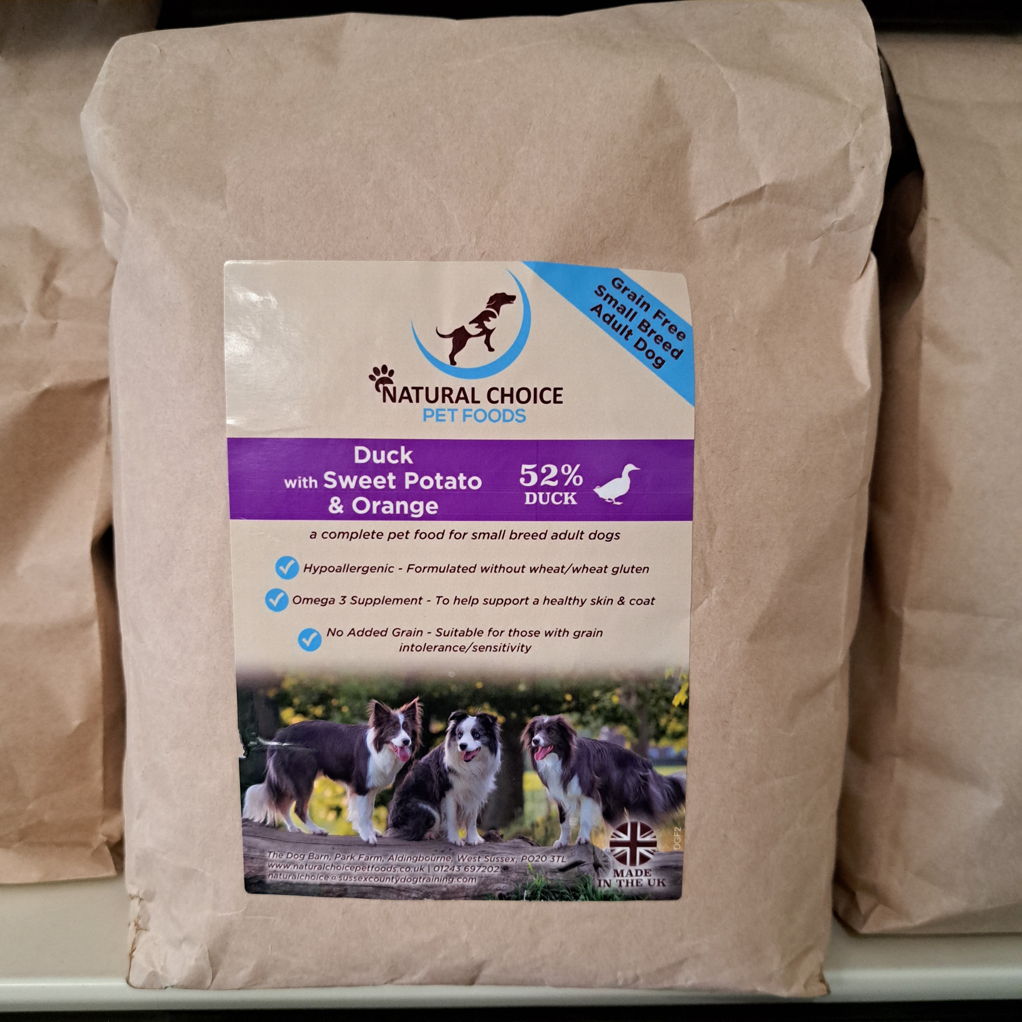 Natural Choice Small Breed Adult Dry Dog Food Duck and Sweet Potato