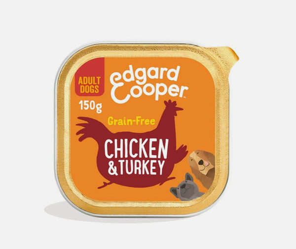 Edgard & Cooper Wet Cup for Dogs in Chicken & Turkey 150g
