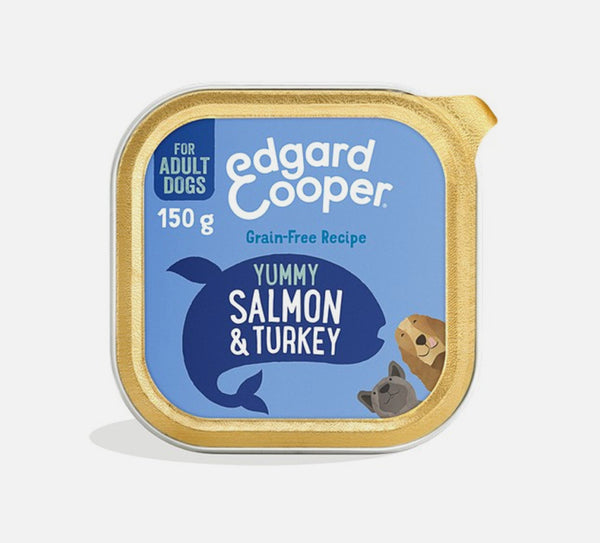 Edgard & Cooper Wet Cup for Dogs Salmon & Turkey 150g