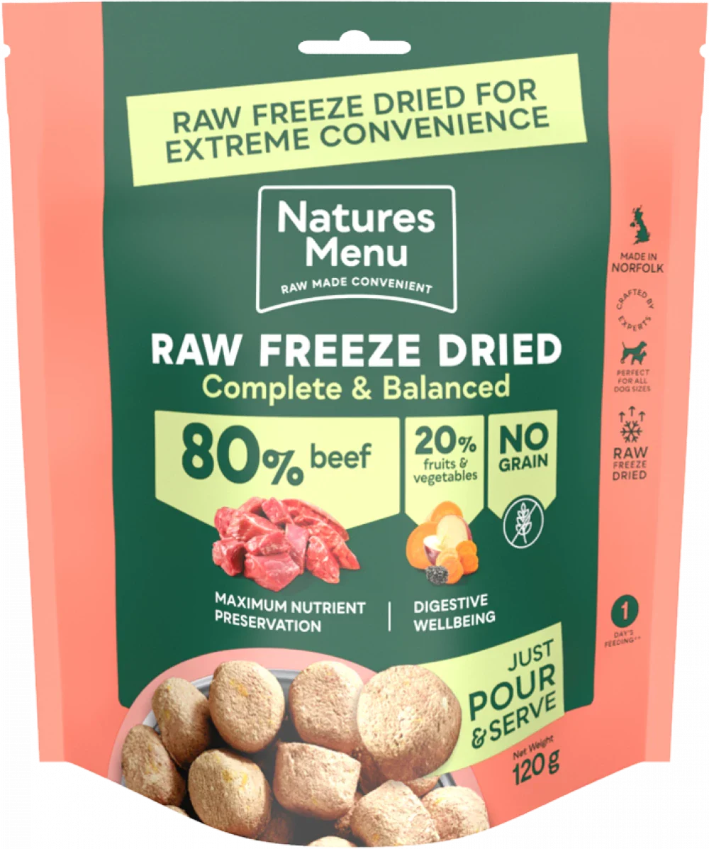 Natures Menu Complete Freeze Dried Food - Beef