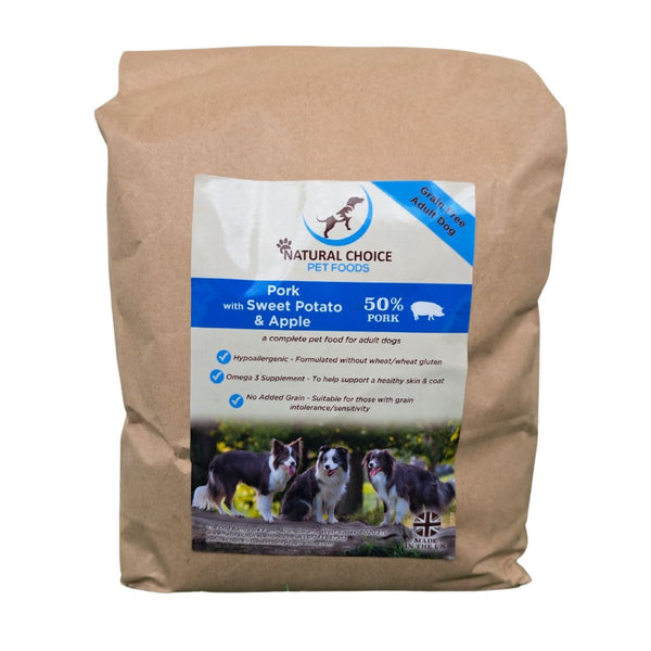 Pork and Sweet Potato Grain Free Adult Dry Dog Food