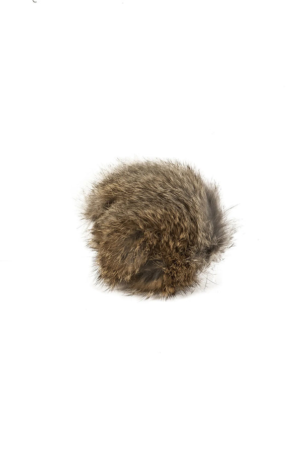 Dog and Field Rabbit Fur Dummy Ball