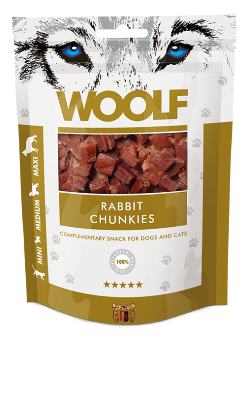 Woolf Rabbit Chunkies – Natural Choice Pet Foods
