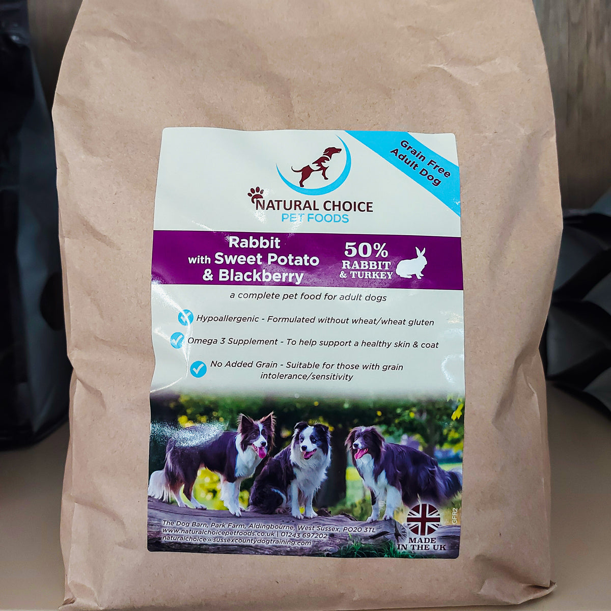 Natural Choice Rabbit with Turkey Sweet Potato Herbs Grain Free Dry Dog Food