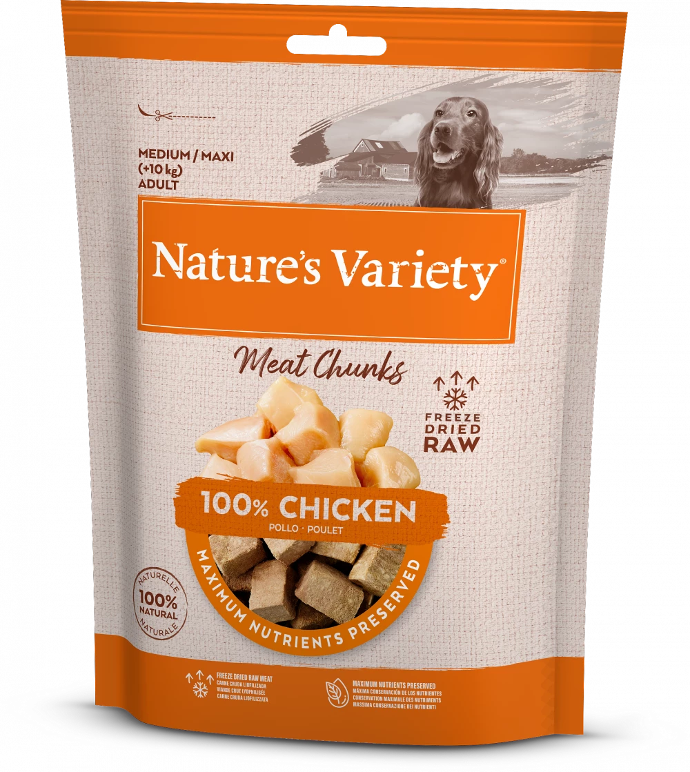 Natures Variety Freeze Dried Chicken Chunks 50g — Natural Choice Pet Foods
