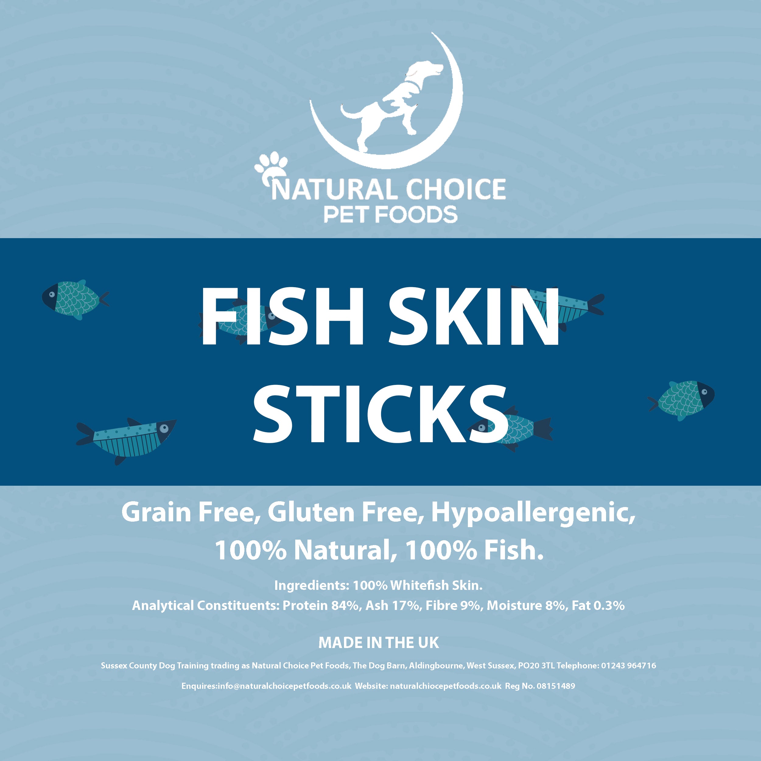 Natural Choice Fish Skin Sticks - Loose