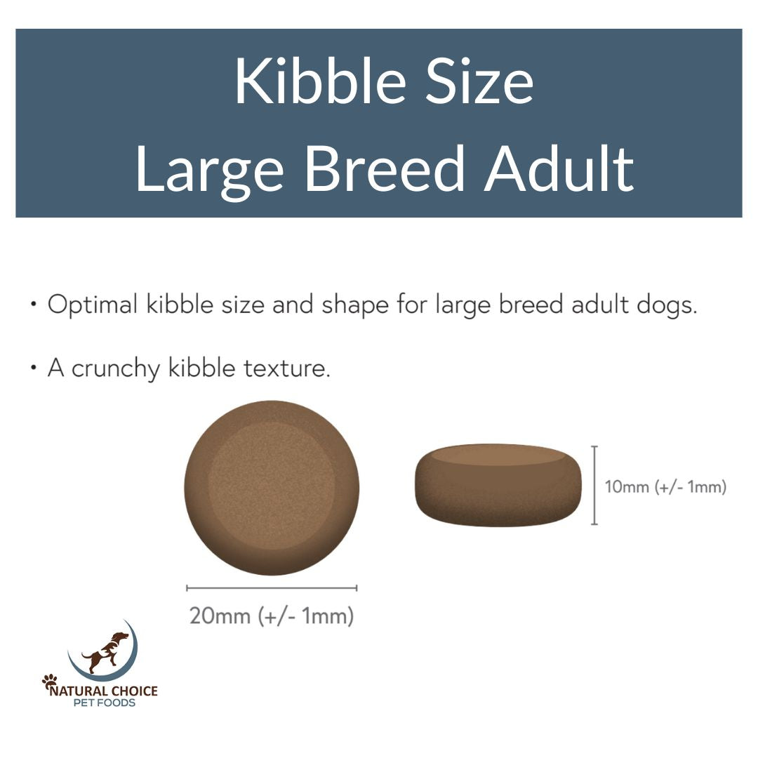 Natural Choice Pet Foods Large Breed Adult Dry Dog Food Kibble Salmon and Trout