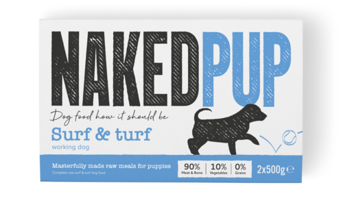 Naked Dog Puppy Surf and Turf 2 x 500g