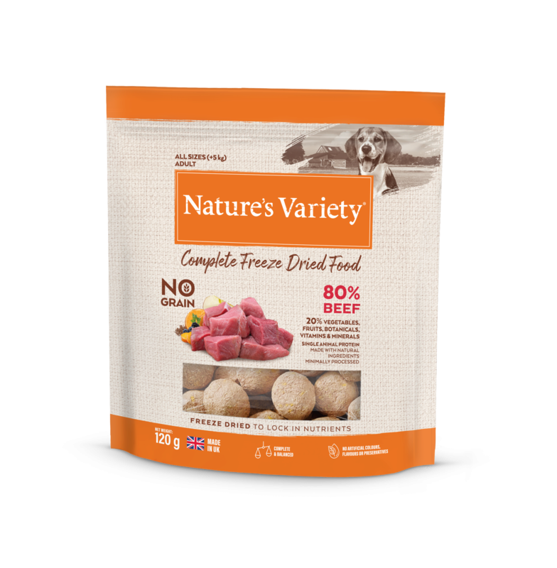 Natures Variety Complete Freeze Dried Food- Beef