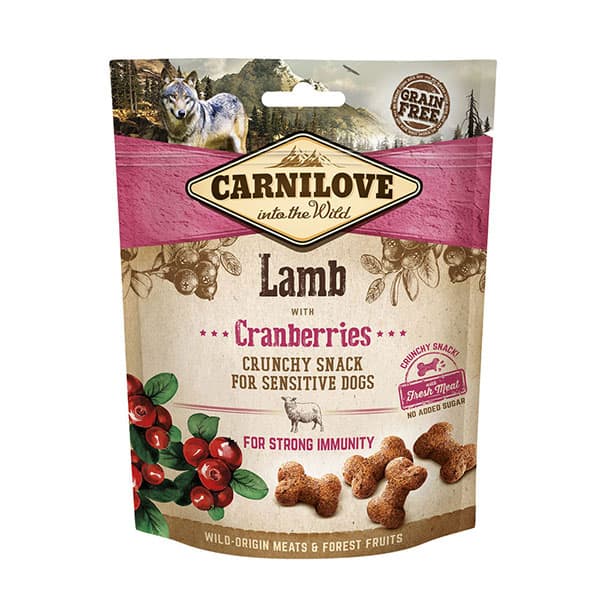Carnilove Lamb with Cranberries Crunchy Treat 200g