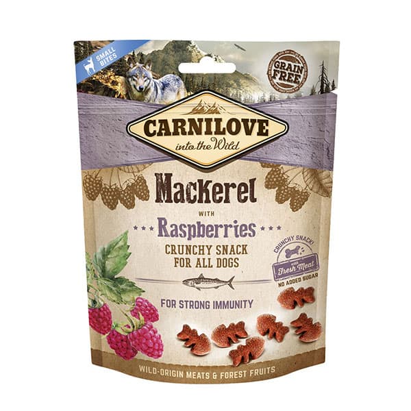 Carnilove Mackerel with Raspberries Crunchy Treat 200g