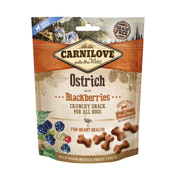 Carnilove Ostrich with Blackberries Crunchy Treat 200g