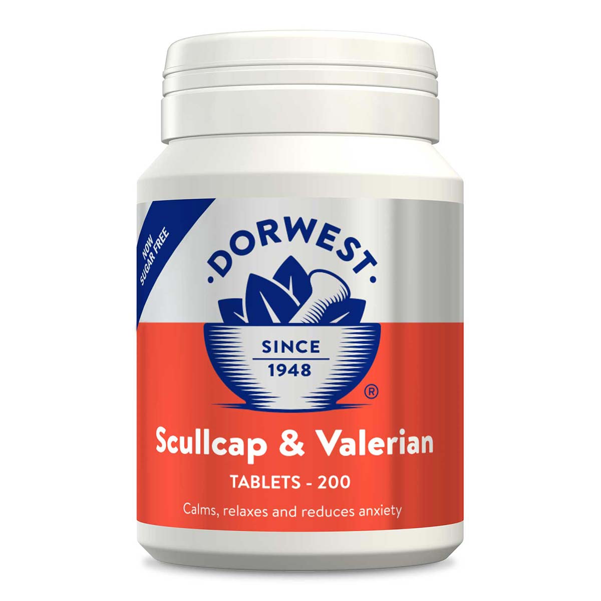 Dorwest Scullcap and Valerian Tablets for Dogs and Cats