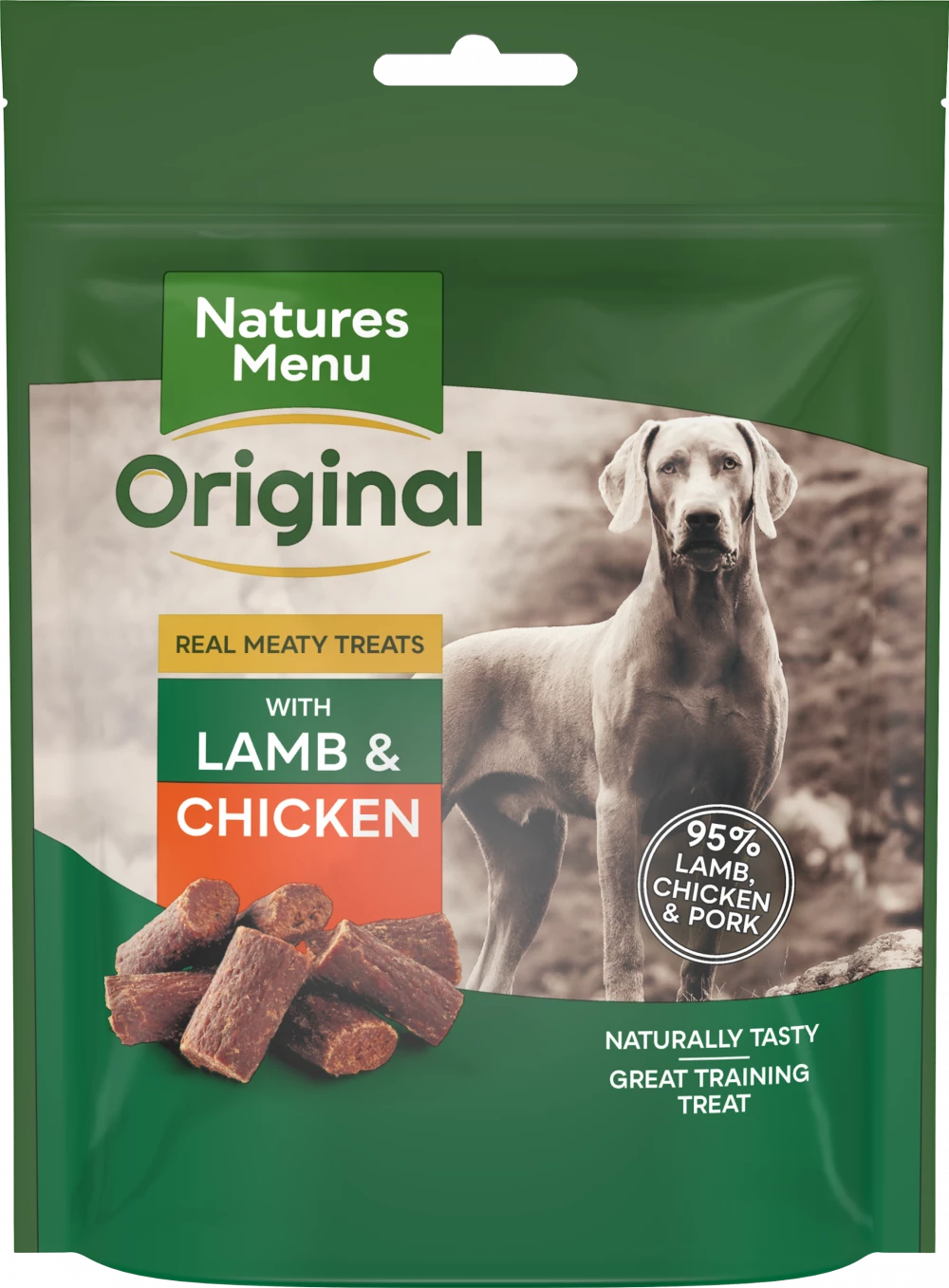 Natures Menu Lamb and Chicken Meat Bites 120g