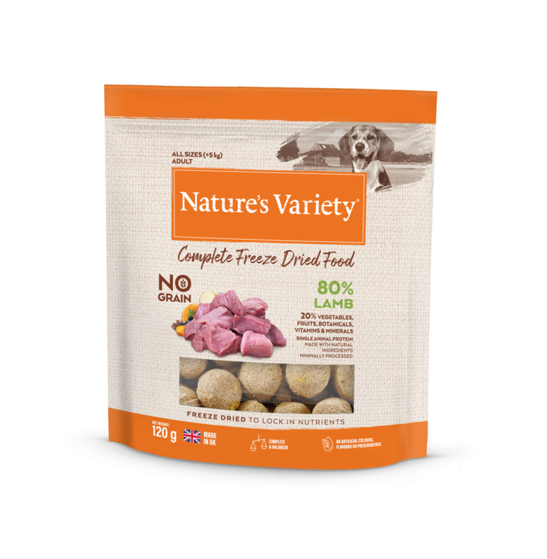 Natures Variety Complete Freeze Dried Food- Lamb 120g