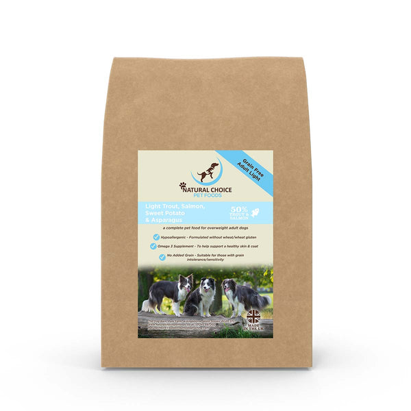 Trout and Salmon Grain Free Dry Dog Food Light