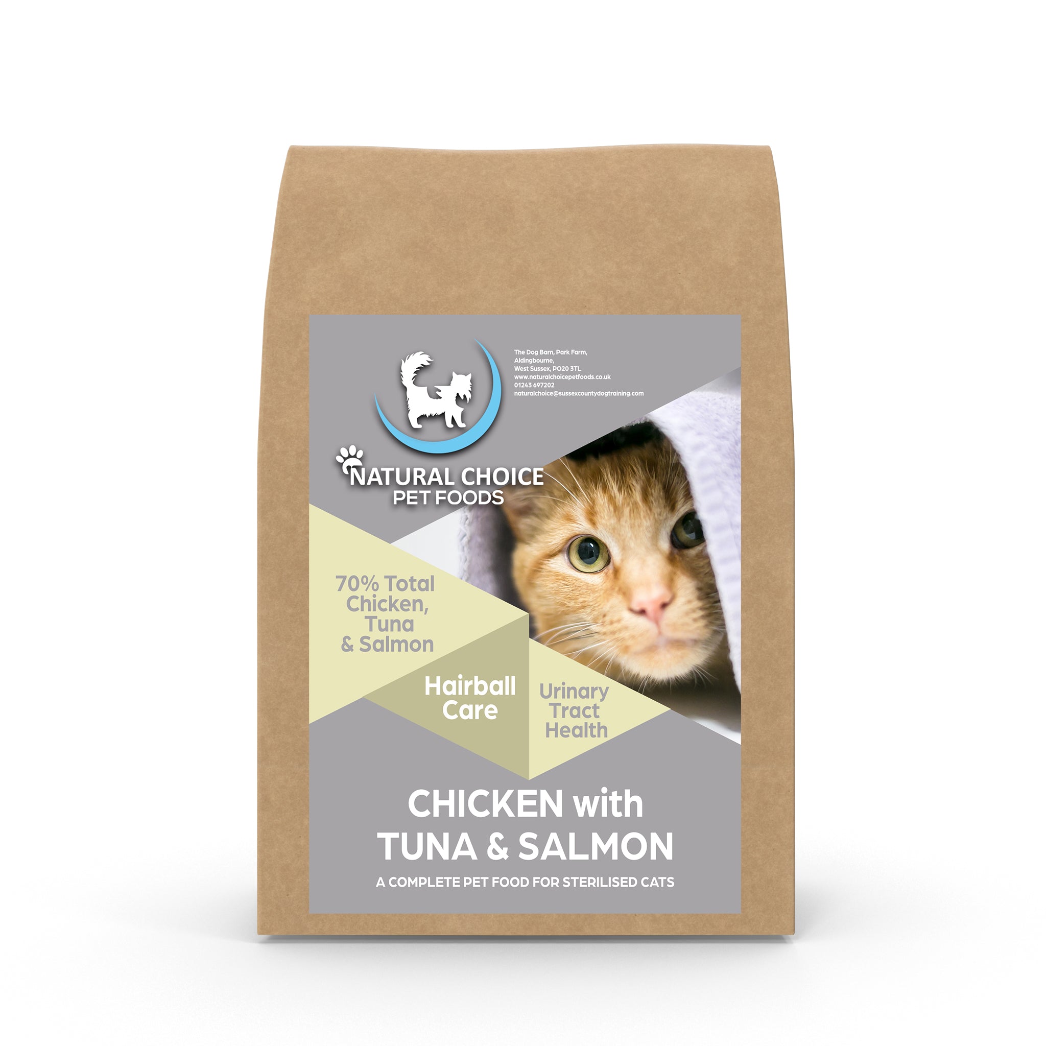 Natural Choice Pet Foods Connoisseur Cat - Sterilised Cat Chicken, Tuna & Salmon