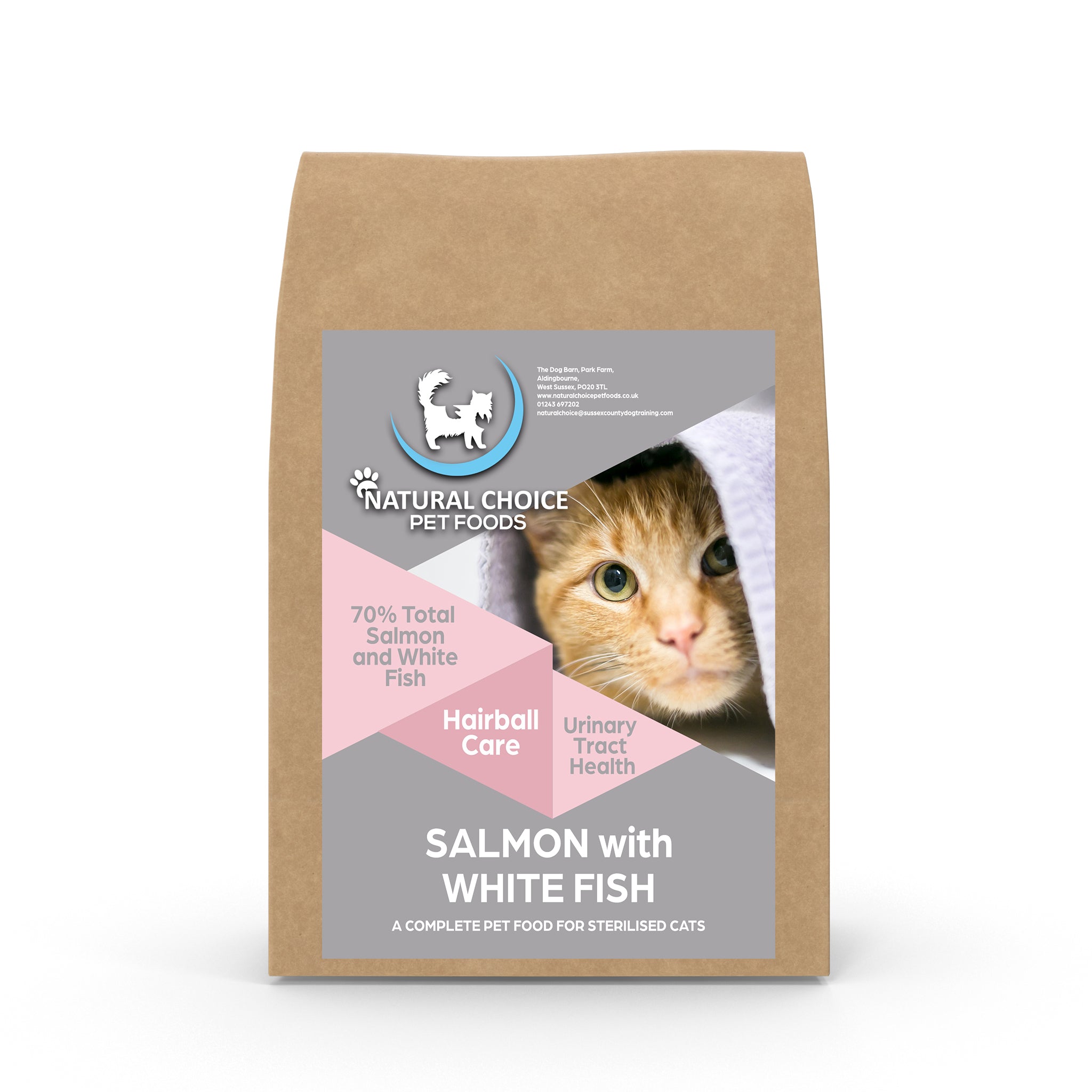 Natural Choice Pet Foods Connoisseur Cat - Sterilised Cat Salmon with White Fish
