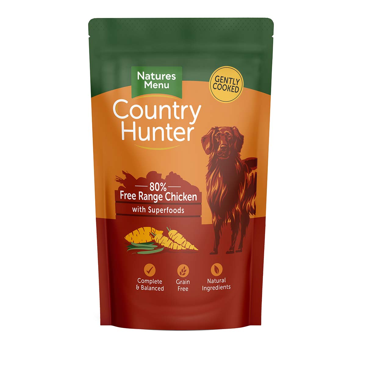 Natures Menu Country Hunter Chicken Pouches Wet Dog Food