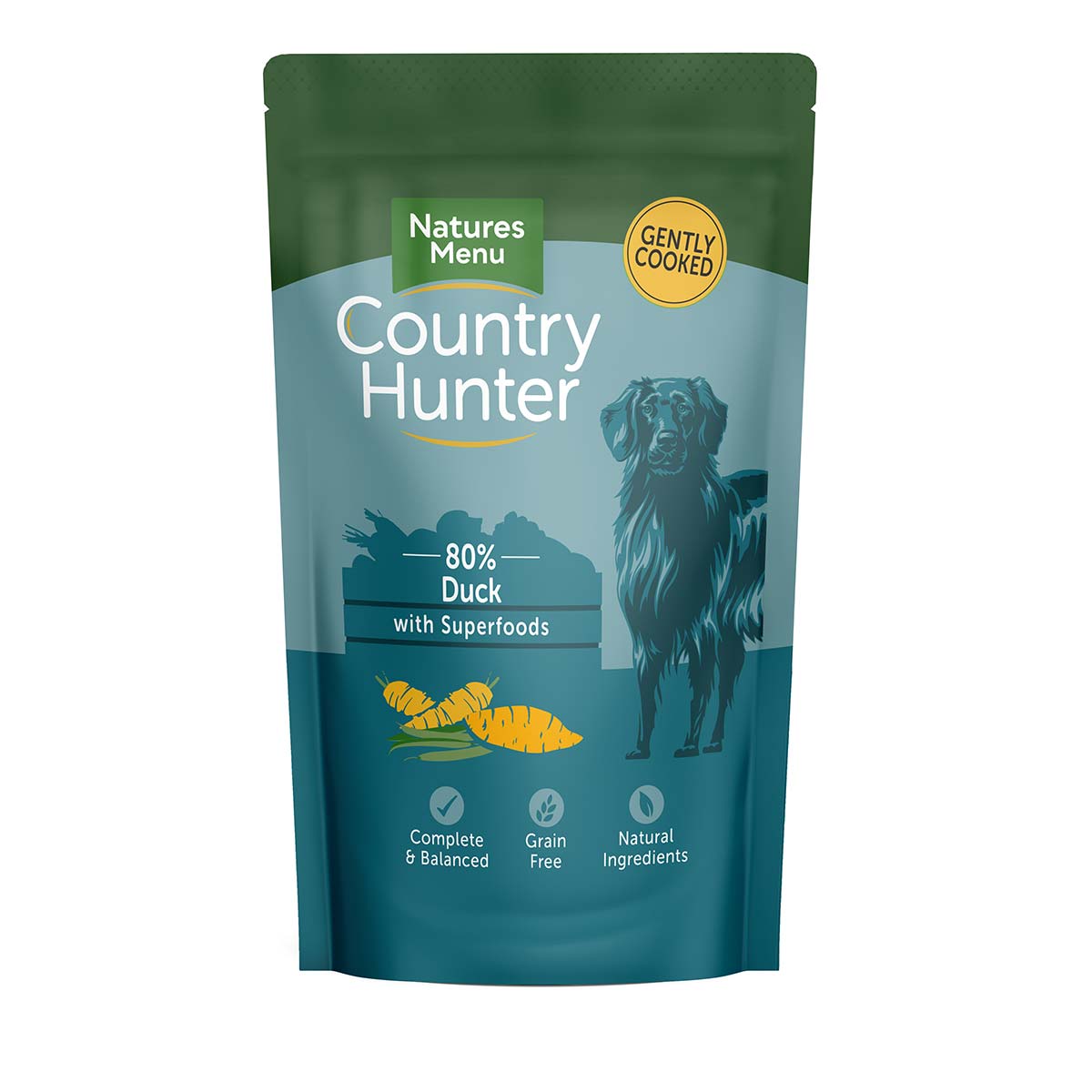 Natures Menu Country Hunter Duck Pouches Wet Dog Food