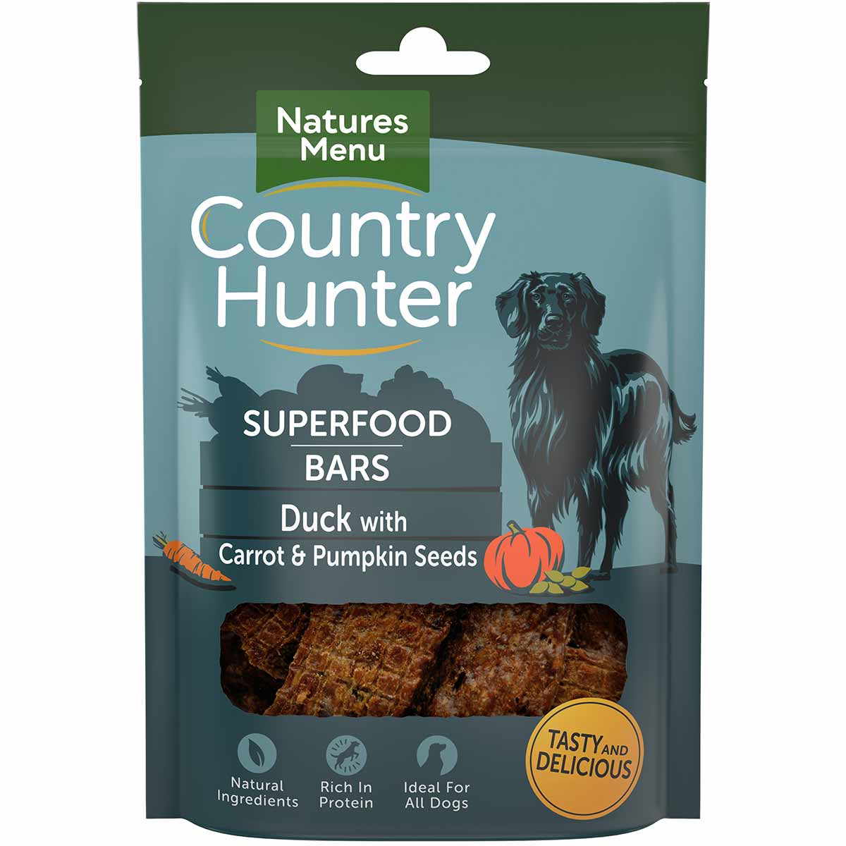 Natures Menu Country Hunter Superfood Bars Duck Dog Treat
