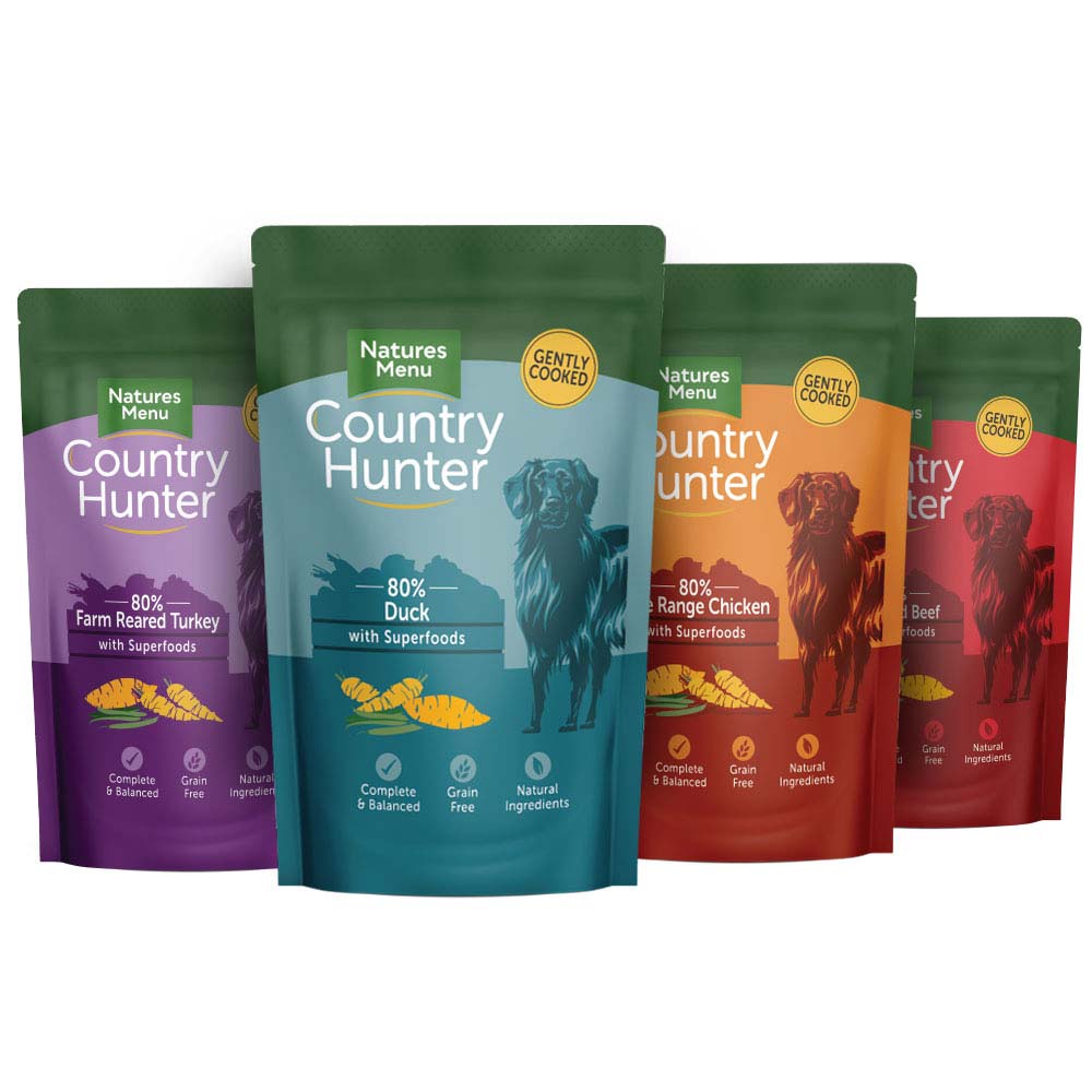 Natures Menu Country Hunter Wet Dog Food Pouches Multipack