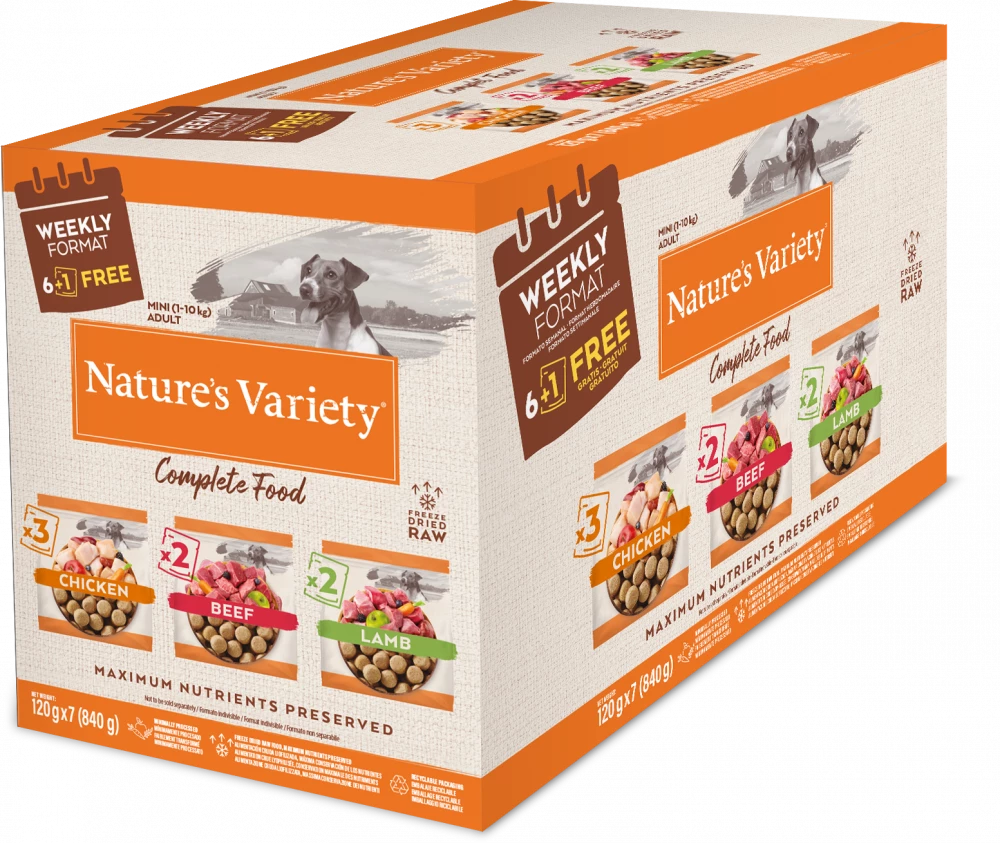 Natures Variety Freeze Dried Complete Food Multipack